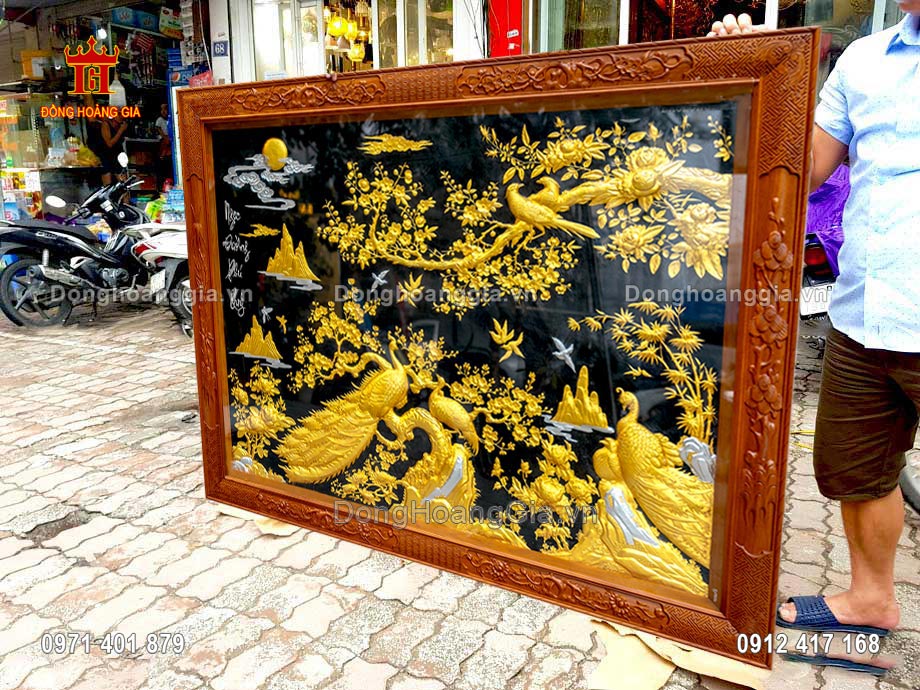 Tranh vinh hoa phú quý mang đến phong thuỷ may mắn, tài lộc cho gia chủ